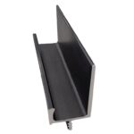 Profilo Maniglia Bordo Anta Spessore mm.18-19 Asta cm.300 Nero Opaco   Marella